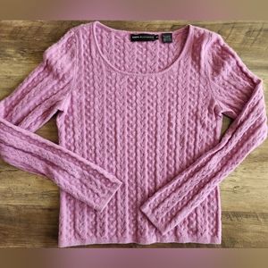 100% Cashmere Sweater Pink Size Small EXCELLENT CONDITION